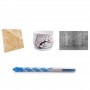 6/8/10/12mm Triangle Drill Marble Twist Drill Bit Ceramic Glass Tile Twist Drill Bit