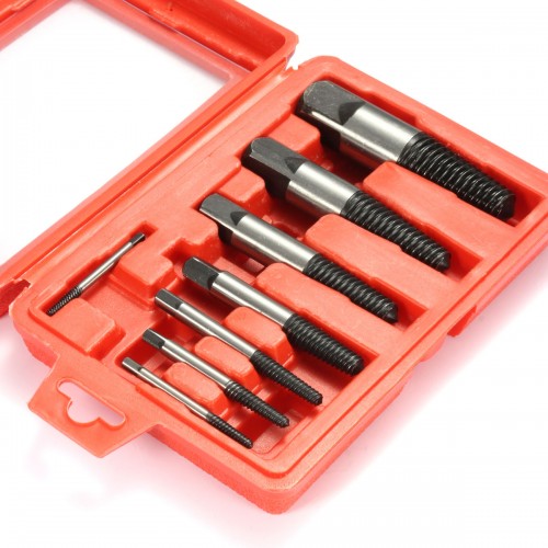 8pcs Damaged Screw Extractor Stud Remover Set Broken Bolt Screw Extractor