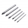 6pcs 3/4/5/6/8/10mm Aluminum Case Hard Metal Tile Granite Brick Wall Glass Ceramic Drill Bit Kit