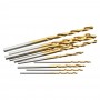 60pcs 1/1.5/2/2.5/3/3.5mm HSS Titanium Coated Twist Drill Bit Set Tools