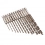 13pcs 1.5-6.5mm M35 Cobalt Drill Bit HSS-Co Twist Drill Bit Set 1/4 Inch Hex Shank