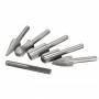 6pcs 6mm 1/4 Inch Shank High Speed Steel Rotary File Burrs Bit Grinder Head Carving Tool Set