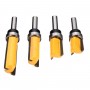 4pcs 8mm Shank Carbide Tipped Template Trim Router Bit Woodworking Cutter