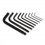 BS-B9 9Pcs L Shape Hex Key Set Allen Wrench Chrome Ball End