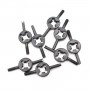 10 PCS Bicycle Valve Wrench Multi-functional Valve Mouth Key