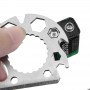 Multifunctional EDC Tool Card Key Ring Rope Cutter Bottle Opener Hex Wrench Rope Cutting Tool