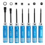 7 Pcs Steel Hex Socket Nut Key Screwdriver Wrench Tool Set