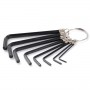 Professional 8-in-1 Allen Wrench Hex Key Set Black