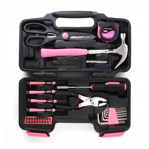 39Pcs Home Repair Tool Kit General Household Tool Kit