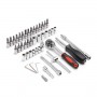 46pcs Spanner Socket Screwdriver Ratchet Wrench Set Car Repair Tools Kit Set