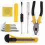 11pcs Car Repair Tool Set Stainless Steel Household Tool Set Kit Vehicle Maintenance Kit