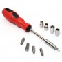 13Pcs Universal Assorted Tools Screwdriver Bit Band Tape Electric Flashlight Kit Household Composition Tool